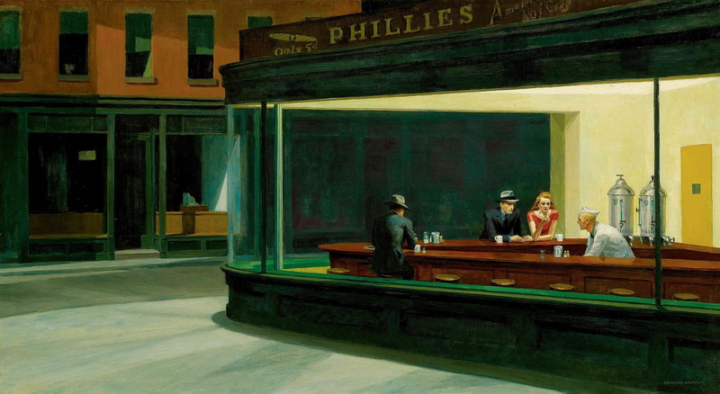 Artistic, Nighthawks, Nighthawks At The Diner, 1080P