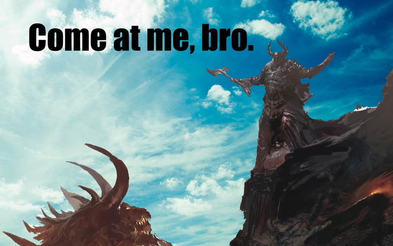 art, skyscapes, 720P, Clouds, hd, cgi, dragons, artwork, come at me bro, come, entertainment, funny, bro