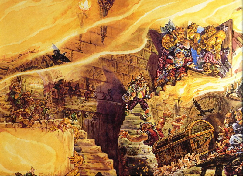 Discworld, fantasy art, artwork, books, 720P