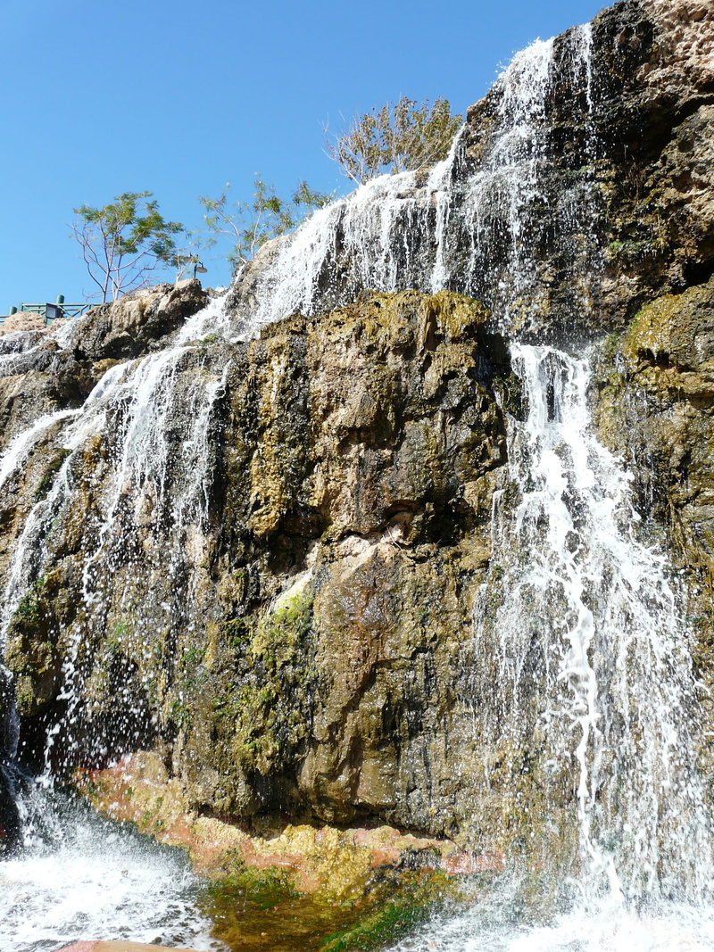 motion, nature, rock, outdoors, no people, solid, flowing water, rock - object, cliff, sky, formation, scenics - nature, murmur, flowing, power in nature