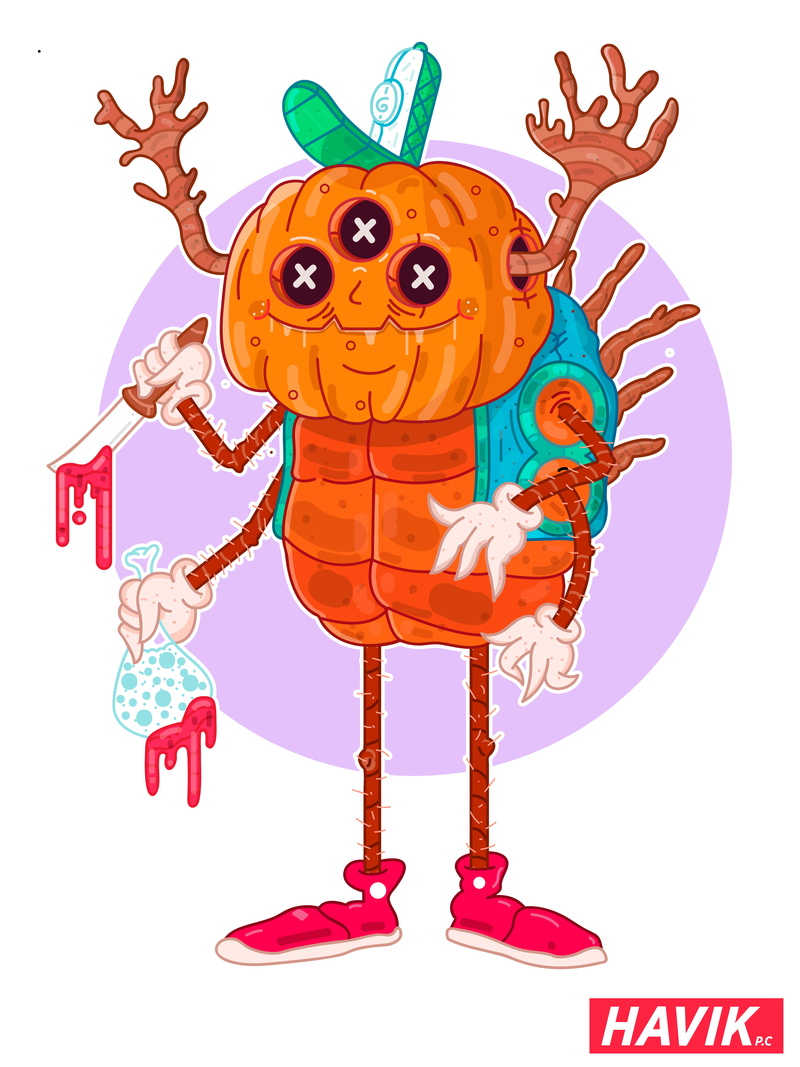 holiday, deer, representation, small, pumpkin, smiling, humor, celebration, monkey, cute, mammal, animal wildlife, one animal, 5K, primate, fun, animal