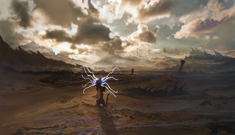 non-urban scene, landscape, tranquility, snow, environmental conservation, warrior tyrael exphrasis artwork fantasy art concept art apocalyptic diablo diablo iii video games digital art clouds