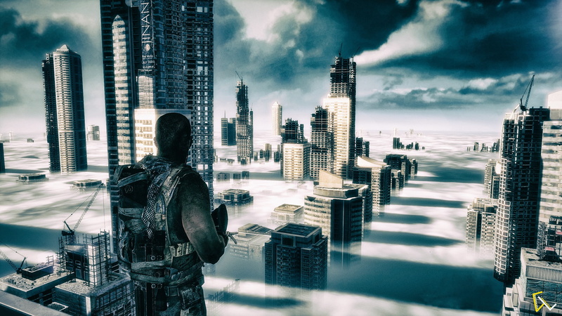 Skyscraper, landscape, Spec Ops: The Line, video games, 2K, Fan Art