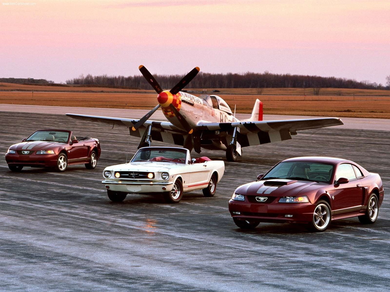 people, mode of transportation, North American P-51 Mustang, sunlight, day, sunset, motor vehicle, land vehicle, men, travel, Ford Mustang, road, 720P