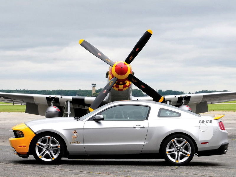 Ford Mustang, car, 480P, North American P-51 Mustang, aircraft
