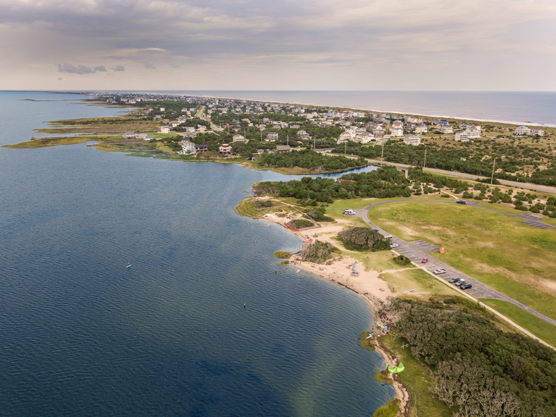 obx, water, day, dji, ocean, beach, horizon over water, atlantic, the outer banks, beauty in nature, aerial view, high angle view, tranquil scene, scenics - nature