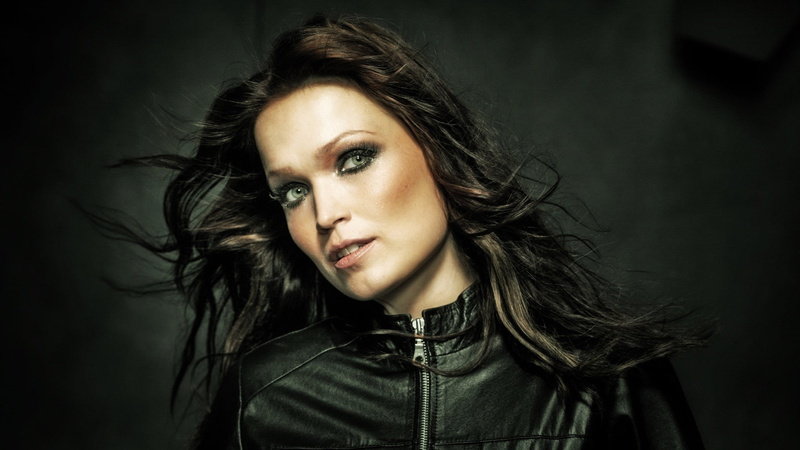 Nightwish, contemplation, one person, 1080P, studio shot, Finland, beauty, green eyes, adult, young adult, singer, leather jackets, looking at camera