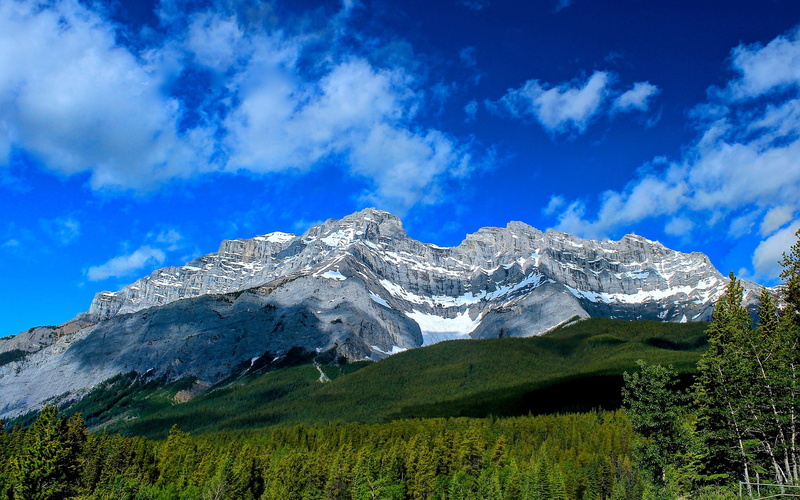 1080P, Alberta, Park, Cascade, National, Canada, Mountain, Banff, Forest