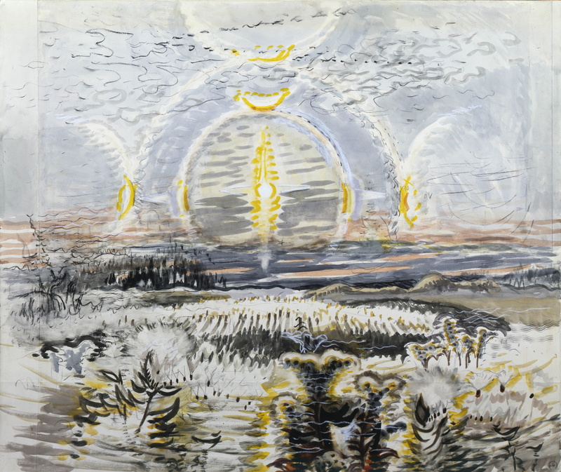 Sundogs, Charles Ephraim Burchfield, 1962, 4K