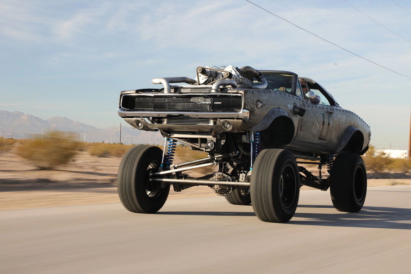 monster-truck, vehicle, hot, 4x4, auto, 1080P, hotrod, mopar, charger, rod, custom, 1968, dodge, monster, automobile, streetrod, car, truck