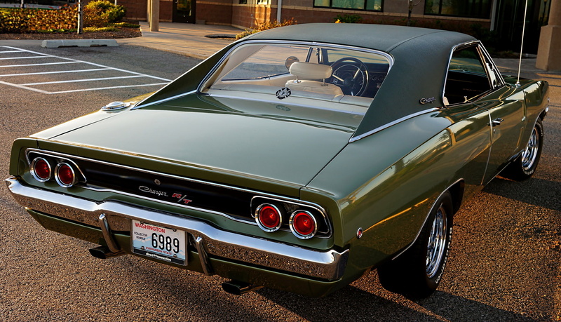 retro, Dodge, classic, style, Charger, 1080P, 1968