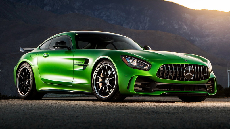 Fastback, 1080P, Coupé, Sport Car, Green Car, Car, Luxury Car, Mercedes-Benz, Mercedes-AMG GT R