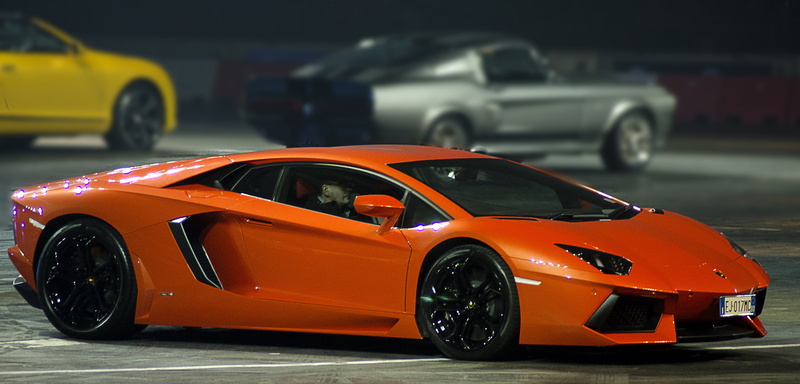 4K, orange, scale model, Top Gear live, supercar, model, aventador, lamborghini, scale, car, sports Car, modern, land Vehicle, top  gear  live, sport