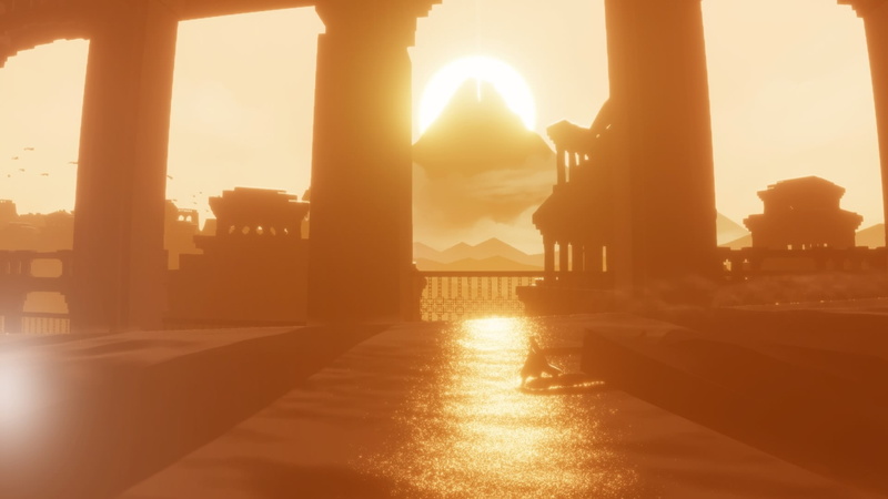 in-game, 1080P, Journey (game), desert, sunlight