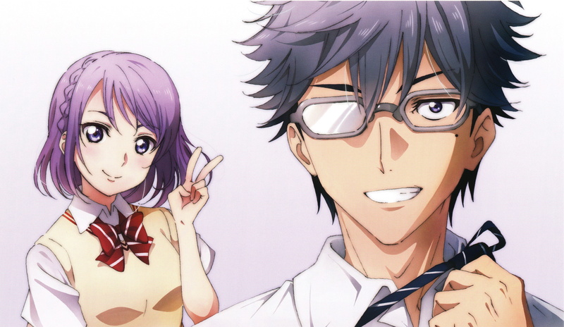 hairstyle, creativity, women, 2K, indoors, anime girls, females, studio shot, beautiful woman, young adult, Yamada-kun to 7-nin no Majo, looking at camera