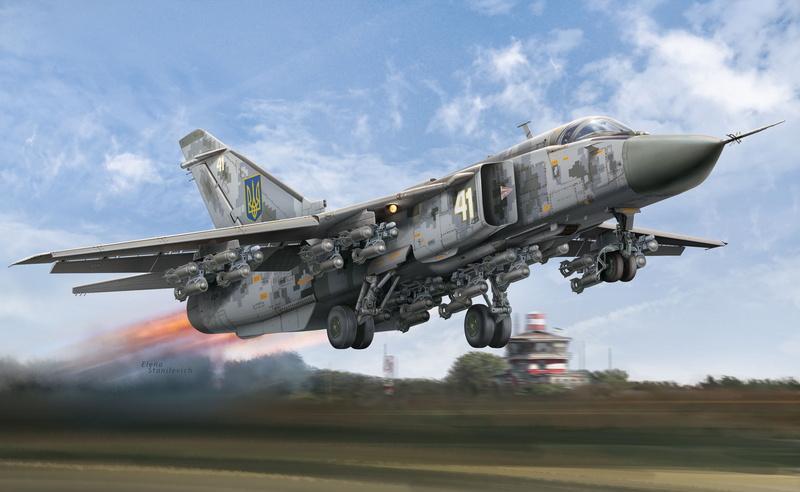 tactical bomber, APU, Sukhoi, Su-24M, Upgraded bomber, Ukrainian air force, with variable sweep wing, 2K