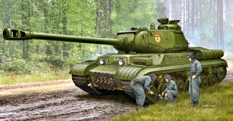 forest, Soviet, sledgehammer, Heavy, grass, dirt road, upgraded, tank, 1080P, THE IS-2M