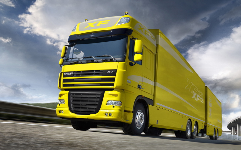 motor vehicle, street, nature, highway, multiple Lane Highway, DAF, machinery, travel, large, 4K, Ixef, driving, semi-Truck, mode of transportation, industry