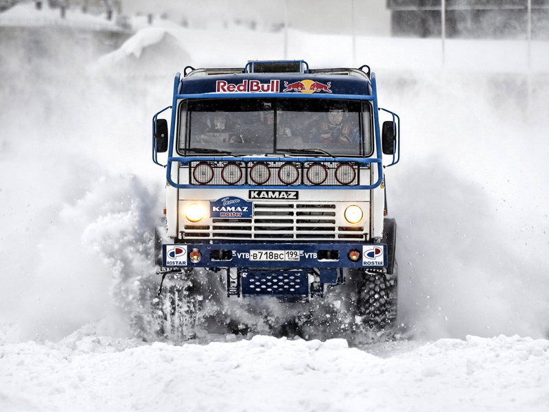 winter Driving, speed, day, land Vehicle, road, sign, transportation, snowing, motor vehicle, storm, travel, Dakar, wheel, 1080P, street, rally, blue