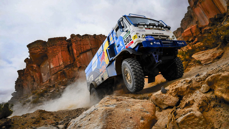 Rocks, Rally, The roads, 2K, Stones, Beauty, Mountains, The sky, Race, Dakar, Best, Contest, Sand, Truck, The front, Russia, Wheel, Beast, Master, RedBull