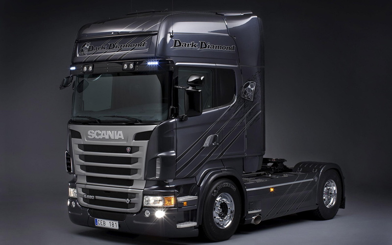 gray, cars, 2560x1600, r, dark, scania r 620, freight, scania, semi, 2K, diamond, truck