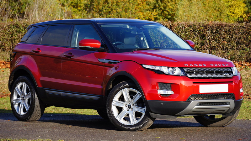 land vehicle, large, transportation, red, range, day, auto, range rover, outdoors, retro styled, travel, motor vehicle, transport, blue, automobile, 4K