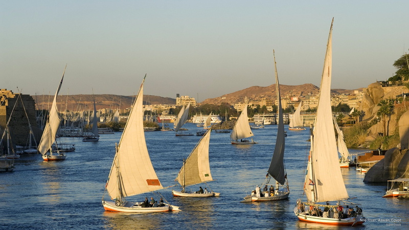 river, nile, Transportation, egypt, 2K, aswan