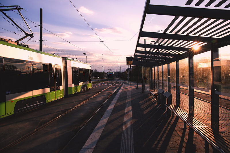 trolley, sky, rail transportation, trolley cars, travel, station, transport system, no people, 5K, track, tram, tramcar, architecture, public transportation