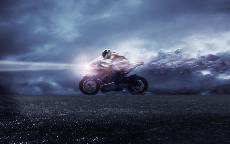 illustration, bikes and motorcycles, 2K, motorcycle, speed, motor, racing