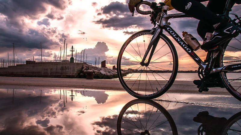 cycling, sport, people, bike, summer, wheeled vehicle, transportation, silhouette, cyclist, ride, man, 1080P, bicycle, mountain bike, vehicle, outdoors