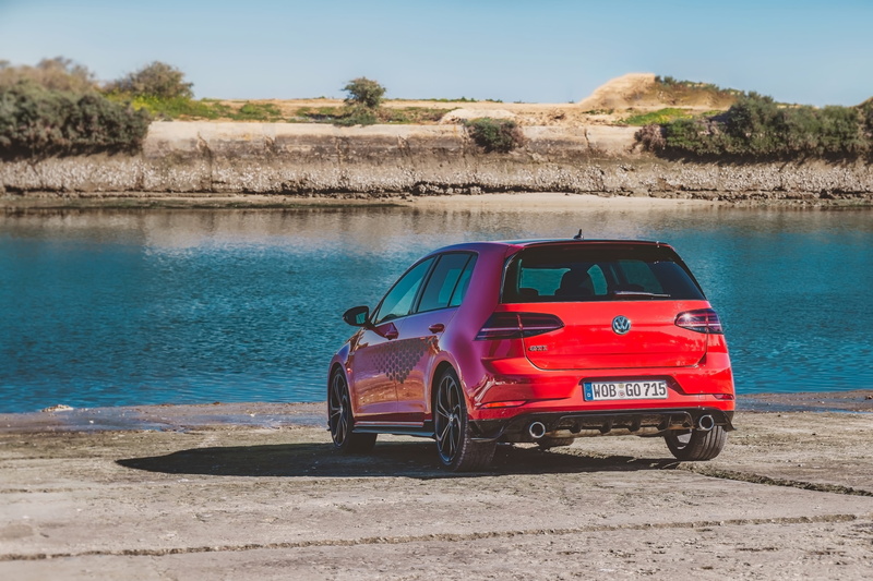 lake, 4K, motor vehicle, travel, land vehicle, day, race, mode of transportation, red, car, nature, land, automotive, vw, outdoors, vehicle, water, non-urban scene