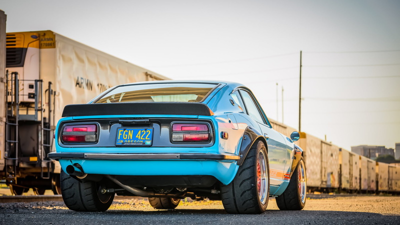 Car, Sport Car, Old Car, Datsun 240, Blue Car, Datsun 240Z, 1080P, Datsun