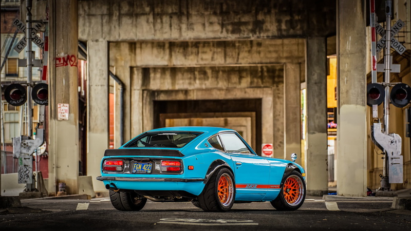 Datsun, Datsun 240Z, Old Car, Sport Car, Car, Datsun 240, 1080P, Blue Car