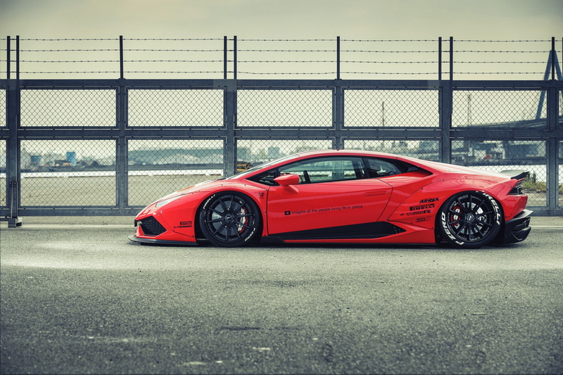 LB Performance, Liberty Walk, Lamborghini, car, 1080P, Lamborghini Huracan LP 610-4, widebody