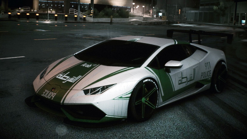 police, need for speed, 1080P, Lamborghini Huracan LP 610, car, arabian, Lamborghini, street, Dubai, 4