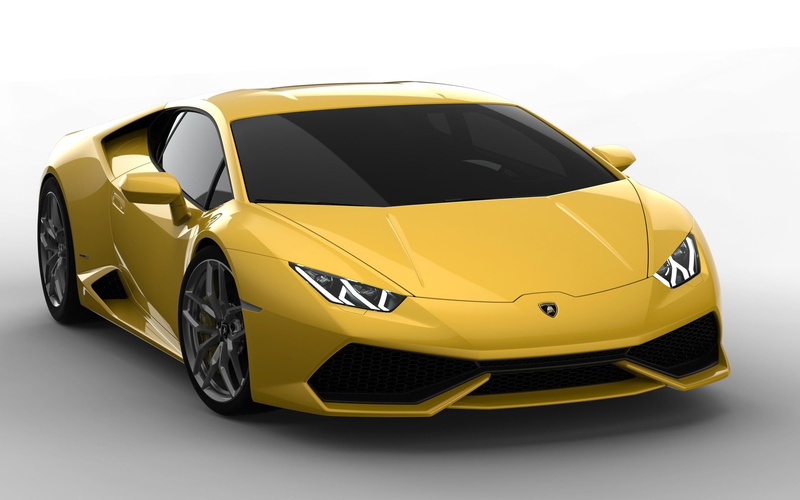 yellow, lamborghini, huracan, 2K, lp, cars, 2014