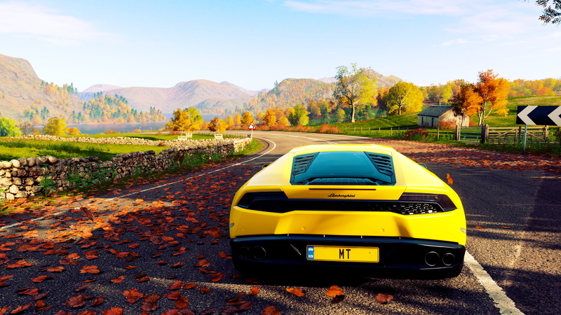 Forza Horizon 4, 4K, 2014 Lamborghini Huracán LP 610-4, spring