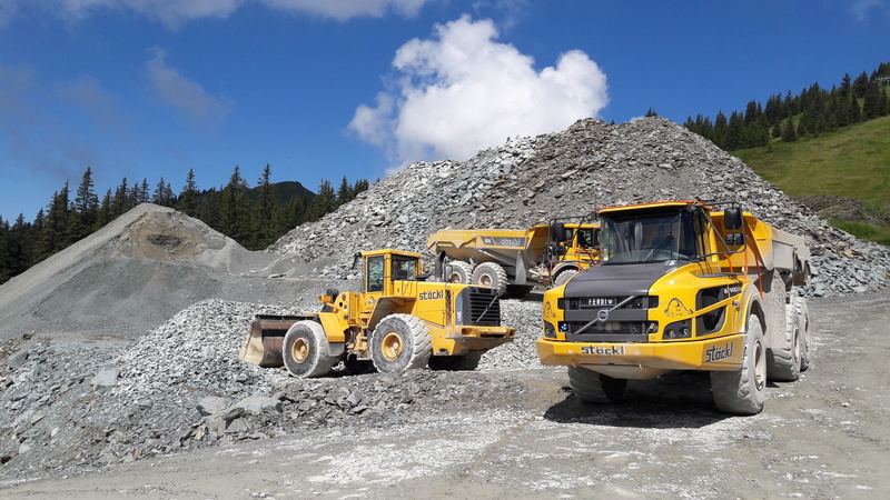 construction vehicle, land Vehicle, transportation, 4K, nature, cloud - sky, truck, vehicles, road, dirt, machinery, motor vehicle, sky, outdoors, industrial equipment