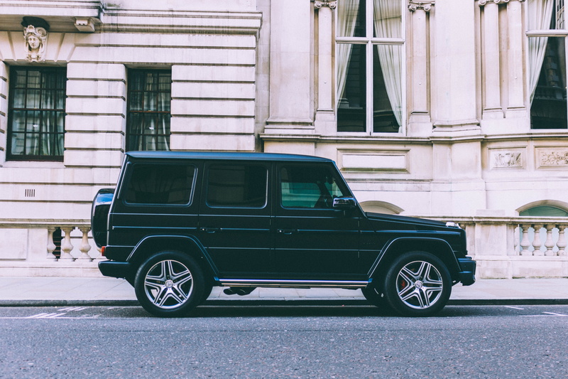 benz, 5K, land Vehicle, day, street, old, wheeled vehicle, black, mode of transport, near, outdoors, mercedes, class, classic, city, concrete, Mercedes-Benz G-Class