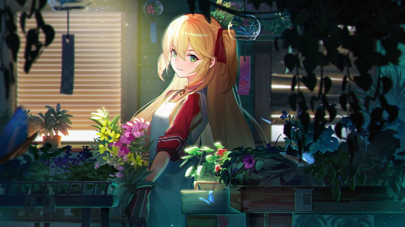 celebration, female likeness, Anime, statue, Admiral Hipper (Azur Lane), mannequin, representation, plant, retail, Azur Lane, shopping, nature, sculpture