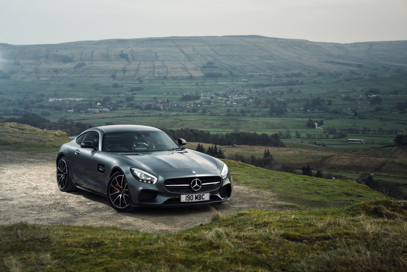 environment, grass, nature, sports Race, day, sports Car, front View, mercedes, coupe, mountain, 4K, non-urban scene, new, mode of Transport, landscape