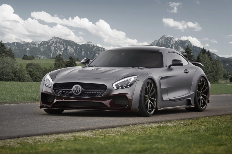 Coupe, Mansory Mercedes AMG GT S, silver, 4K, Geneva Auto Show 2016