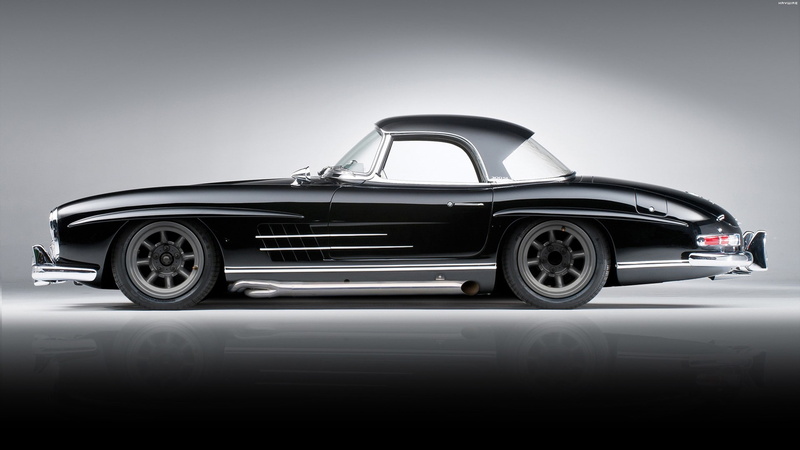 car, 1080P, hd, cars, gullwing, mercedes, sls, classic