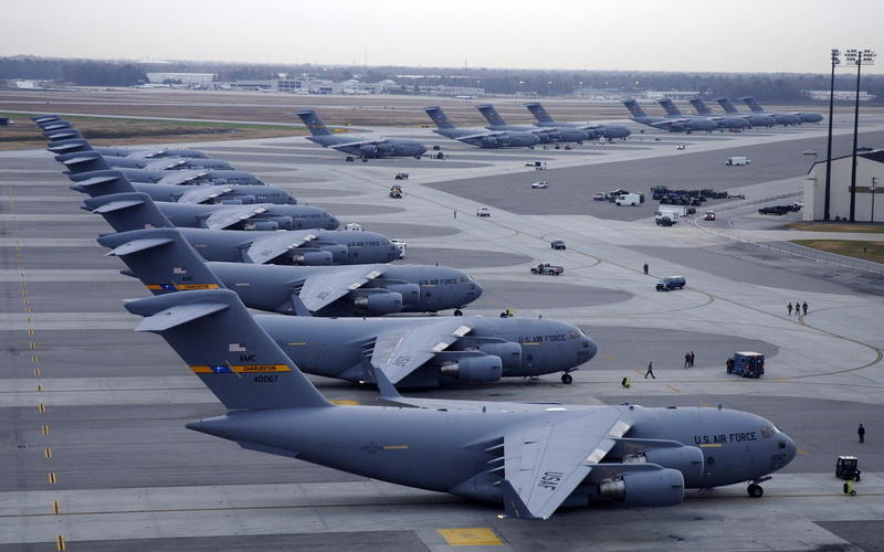 day, nature, airport, air force, in a row, outdoors, army, transportation, sky, travel, mode of transportation, US Air Force, high angle view, air vehicle