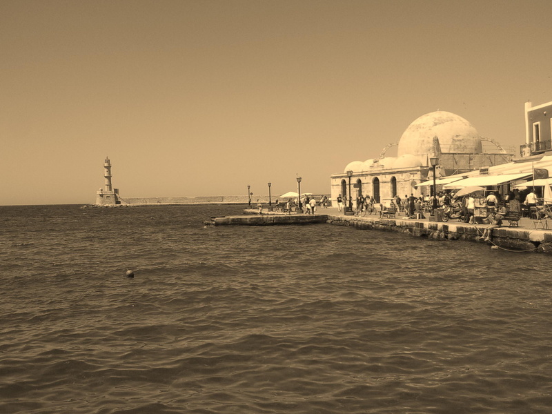 chania, old, greece, 2K, crete, harbour, nature and landscapes