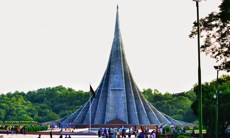 dhaka, bangladesh, travel destinations, incidental people, architecture, nature, building, city, real people, clear sky, 4K, sky, spire, group of people
