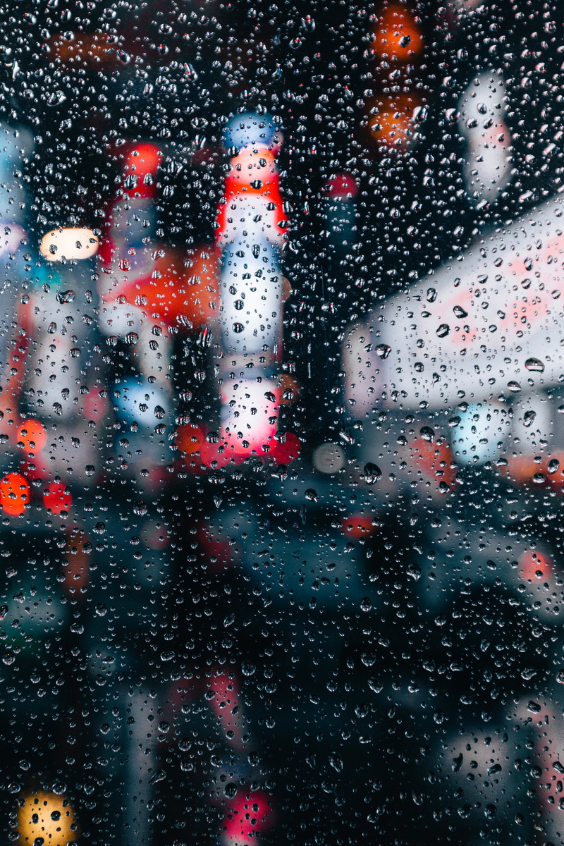 wet, glass, Spring, Rain, transportation, water, lights, road trip, drop, Urban Life, transparent, City, mode of transportation, rainy season, motor vehicle