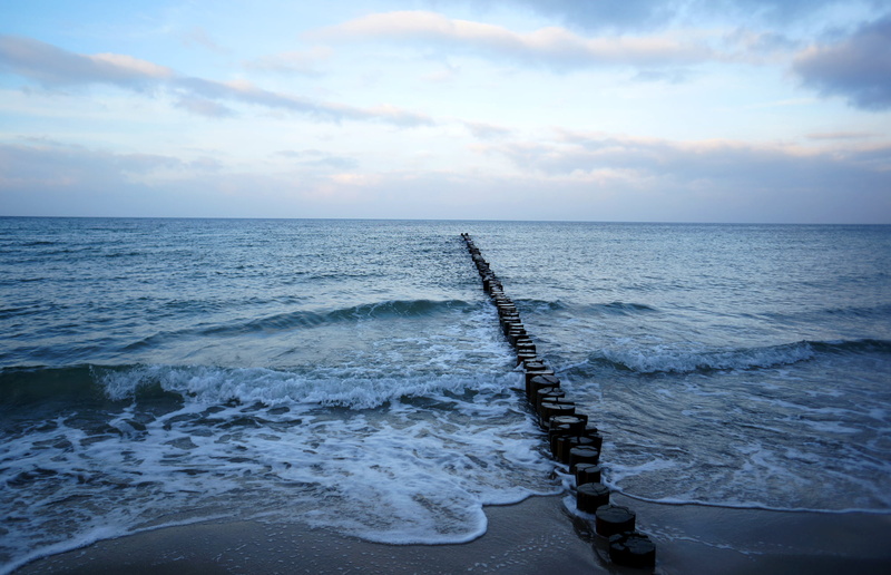 nature, beach, land_art, time, 1080P, horizon Over Water, seascape, seaside, summer, blue, coastline, wave, day, sea, sky, Ostsee, sunset, x9, landscape