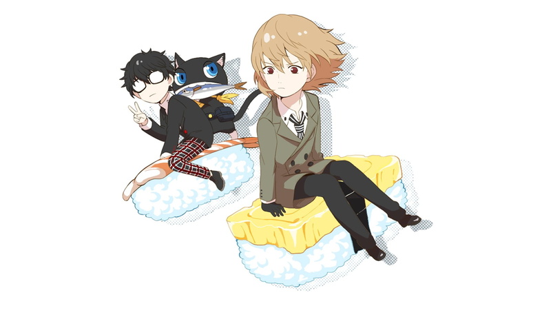 1080P, Persona, Morgana (Persona), Persona 5, Goro Akechi, Joker (Persona), Video Game, Anime