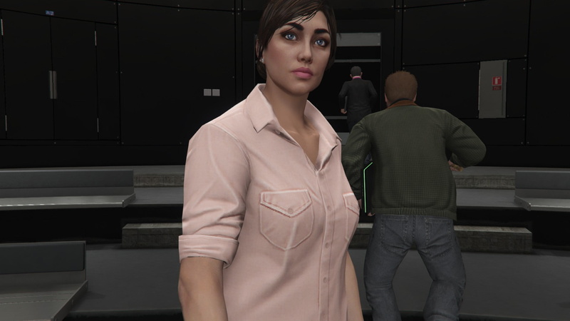 two people, beautiful woman, indoors, 1080P, San Andreas, standing, young adult, togetherness, women, Grand Theft Auto, portrait, clothing, front view